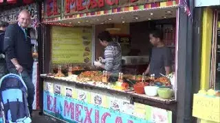London Street Food. Great Mexican Restaurant in Camden Market, Camden Town
