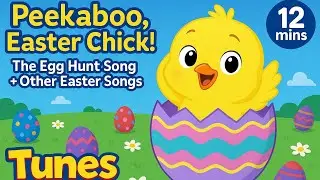 Peekaboo, Easter Chick! | Egg Hunt Song + 12 mins of Easter Tunes for Kids