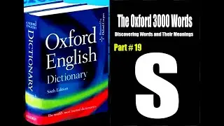 The Oxford 3000 Words |Part# 19|word 