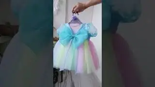 unicorn dress / how to make unicorn dress for baby girls / unicorn birthday dress #unicorn