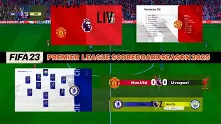 FIFA 23: New Premier League Scoreboard New Season 2025 V1