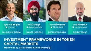 Panel: Investment Frameworks in Token Capital Markets