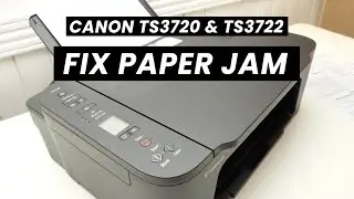 How to Fix a Paper Jam on the Canon Pixma TR3720 / TR3722