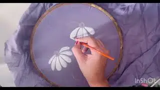 Hand painting on cotton suit #handpaintedsuits #handmade #viralvideo #subscribers