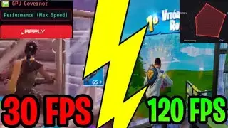 COMO OTIMIZAR E MELHORAR O DESEMPENHO DO FORTNITE MOBILE FOR&Ccedil;ANDO O M&Aacute;XIMO DA CPU E GPU DO CELULAR?!