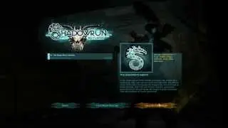 Let's Play Shadowrun Returns (Blind) - Episode 1 [Character Creation - Prologue]