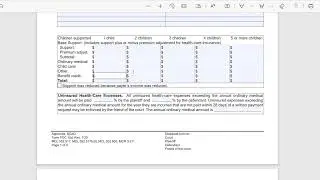Uniform Support Order Deviation Addendum