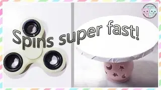 Самодельный вращающийся столик для торта FIDGET SPINNER ❤️ Лайфхак для выпечки, идеи для десертны...