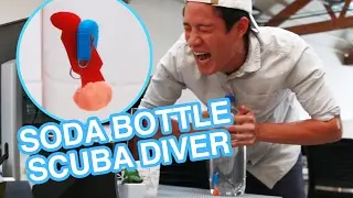 Scuba Diver Bottle Challenge