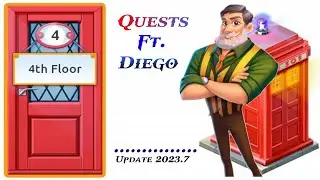 Floor 4 | Diego Quest | My Cafe July Update [2023.7]