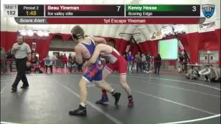 182 Beau Yineman fox valley elite vs Kenny Hesse Scoring Edge 6477082104