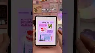 Try this creative app on your iPad 💕☕ digital journal with me | typewriter keyboard asmr