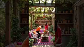 Boho Outdoor Kitchen and Special Friend Visit
