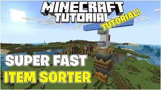 Сверхбыстрый автоматический сортировщик предметов &mdash; Minecraft Bedrock 1.21