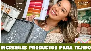 😱 TODO PARA  TEJER | PRODUCTOS  DE TEJIDO Y CROCHET | LOS PRUEBO POR TI! + Proyectos tejidos!