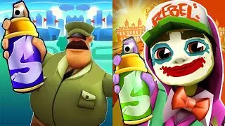 Subway Surfers Monaco 2022 Zombie Jake Serious Outfit vs Policeman Run Gameplay HD