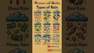 The Strangest Types of Rain &ndash; Part 1 🌧️ #shorts