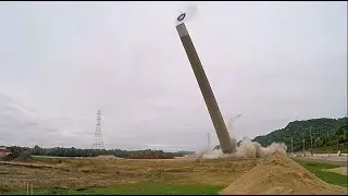 Top Video 3minutes:Construction Demolitions With Industrial Explosive for destroy old building #19