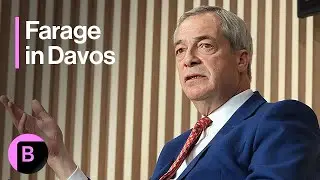 Davos: Nigel Farage Wants to Challenge UK's Entire Economic Policy
