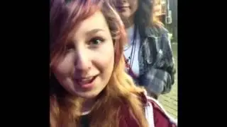Creepily watching musical Bethan