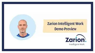Zarion Intelligent Work Demo Preview