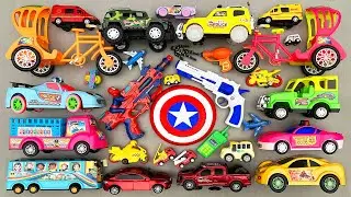 Best Collection of Toy Vehicles! CRAWLER KING MOTUL 360 Car, Bike, Bus, Guns, Truck, Rickshaw & More