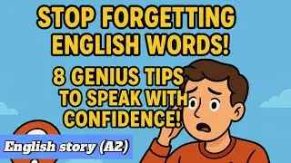 Stop Forgetting English Words! 🔥 8 Genius Tips to Speak Fluently & Confidently