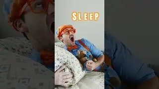 S-L-E-E-P 😴! Can Blippi learn to spell without falling asleep?! #blippi #shorts