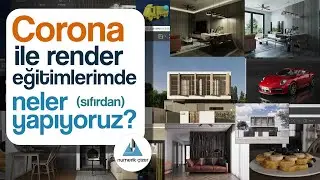 What examples do we work on in my rendering training with Corona? How do you learn rendering?