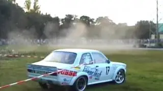 H&ouml;hner Opel Kadett 003 Abflug gross Welfen Rally Braunschweig 2000