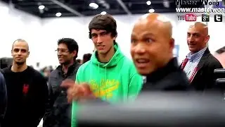 Fans ask Master wong questions at seni excel 2012