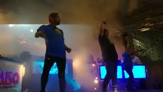 Los palo palo en la noche del acetato Valencia 2018 .