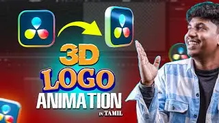 3d logo animation davinci resolve in tamil