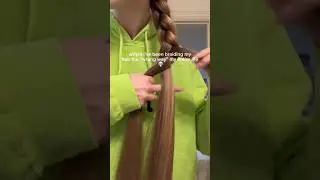 I&rsquo;m broken i thought this was normal 🙃  #braid #braiding