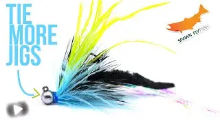 Coho Trigger Jig - Fly Tying Tutorial - Jig For Coho Salmon