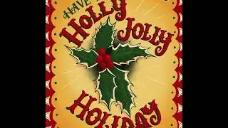 Happy Holly Days Holiday Greeting Card Lettering Illustration Process Video