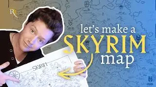 I Redesigned Skyrim's Map for Tabletop Gaming!