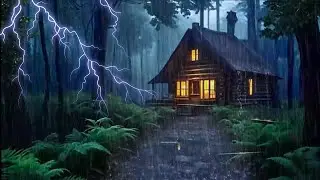 HEAVY RAIN AND THUNDER SOUNDS - DEEP SLEEP | Thunderstorm for Sleeping -sothing rain drops# 2