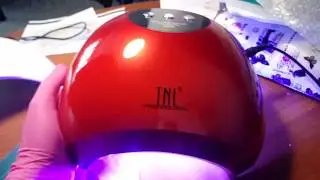 #Обзор-#UV #LED-#лампа #TNL #Professional 48 W, красная