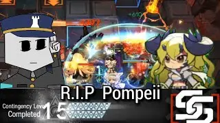 Sending off Pompeii with a bang! Ft. Estelle | Arknights CC10 Daily Map Max risk