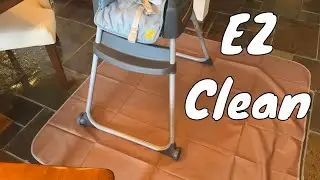 Baby High Chair Mat Makes Cleanup Easier
