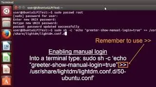 Ubuntu 14.04 - Enabling Root