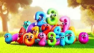 Count Along! A Colourful Number Song for Kids!