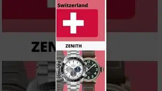 WRIST WATCHES FROM DIFFERENT COUNTRIES | CURIOSITIES #shorts