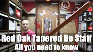 Red Oak Tapered Bo Staff | All you need to know | Enso Martial Arts Shop