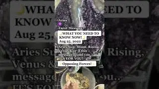Aries Tarot | Pick a Card | Aug 25, 2022 | #shorts ♈️