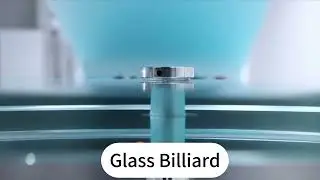 Factory Direct Professional Modern Luxury Crystal Glass Pool Table Glass Billiard Table