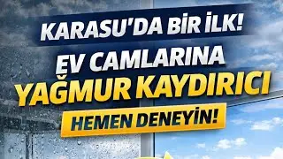 Claesia yağmur kaydırıcı karasuda bir ilk ev camlarına yağmur kaydırıcı👍