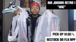 AIR JORDAN 1 UNIVERSITY BLUE!  HOW TO COP SHOES IF YOU HAVE ZERO FLX POINTS! PICK UP VLOG