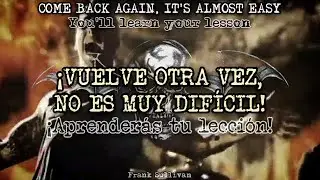 Almost Easy [Subs. Eng/Esp] - Avenged Sevenfold [Lyric Video/Letra] HD/HQ | Frank Sullivan 🦇🖤💀